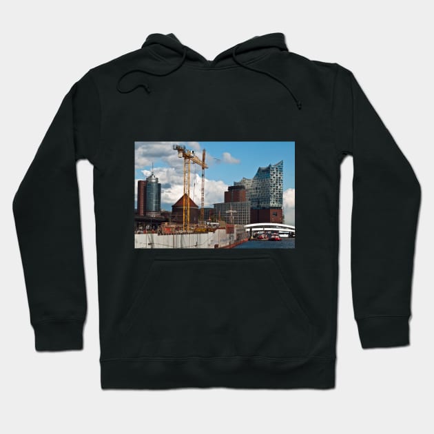 HAMBURG HARBOR SOUND Hoodie by SILVA_CAPITANA